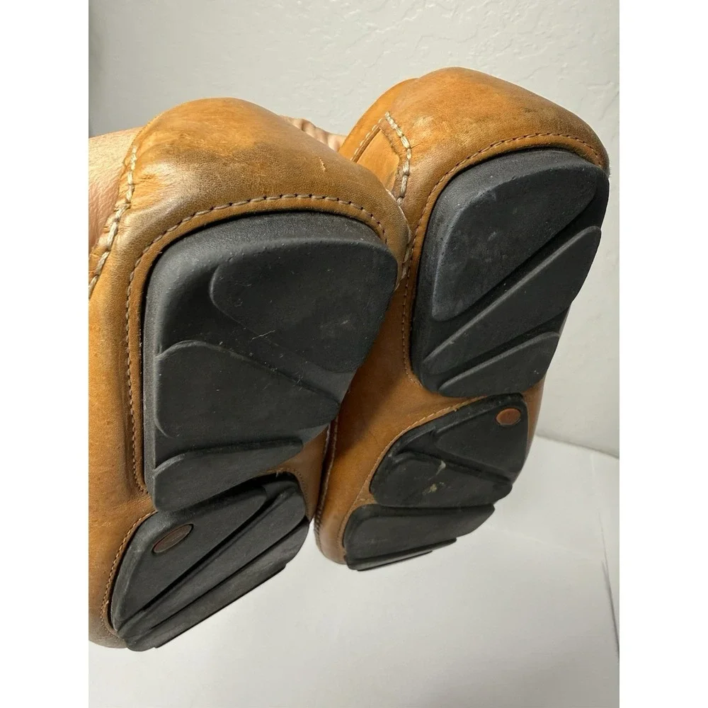 Giorgio Brutini Le Glove Mens Loafers Tan Slip-On Sz 12M Leather Comfort Casual